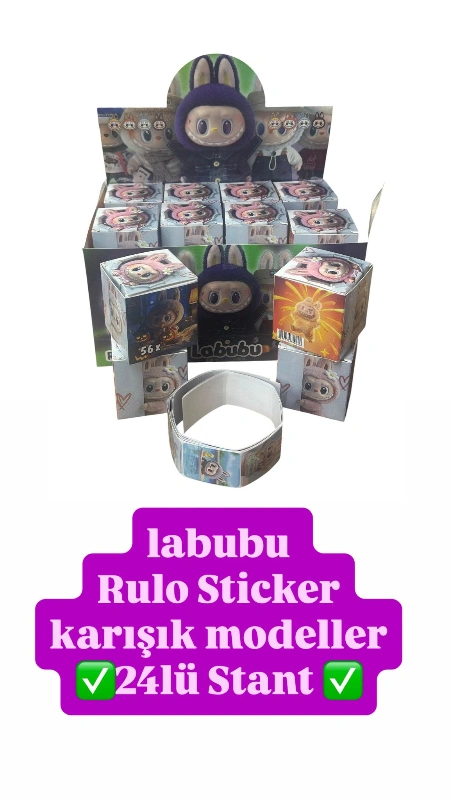 TREND LABUBU RULO STİCKER / 24LÜ STANT